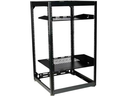 35" Tall AV Rack 20U Stackable Skeleton Rack