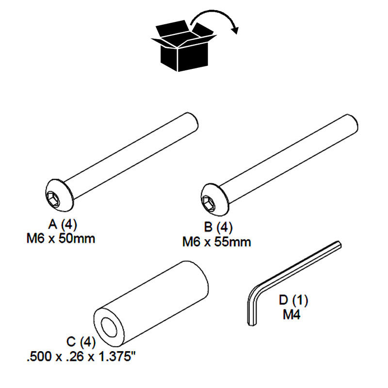 FHB5034 - Chief - Fusion and Thinstall Hardware KitsFHB5034