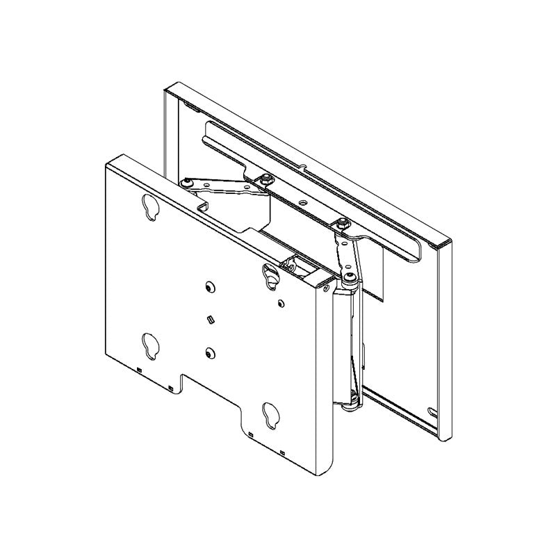 MPT6000B - Chief - Medium Flat Panel Swing Arm Wall Mount 9 Inch without interface