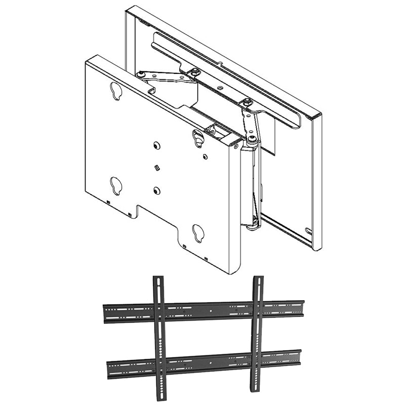 MPTUB - Chief - Medium Flat Panel Swing Arm Wall Display Mount 9 Inch Extension