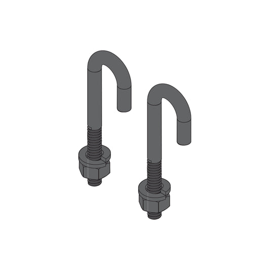 CLH-JBOLT - Middle Atlantic - 516 Inch JBolt with Nuts 1 Pair