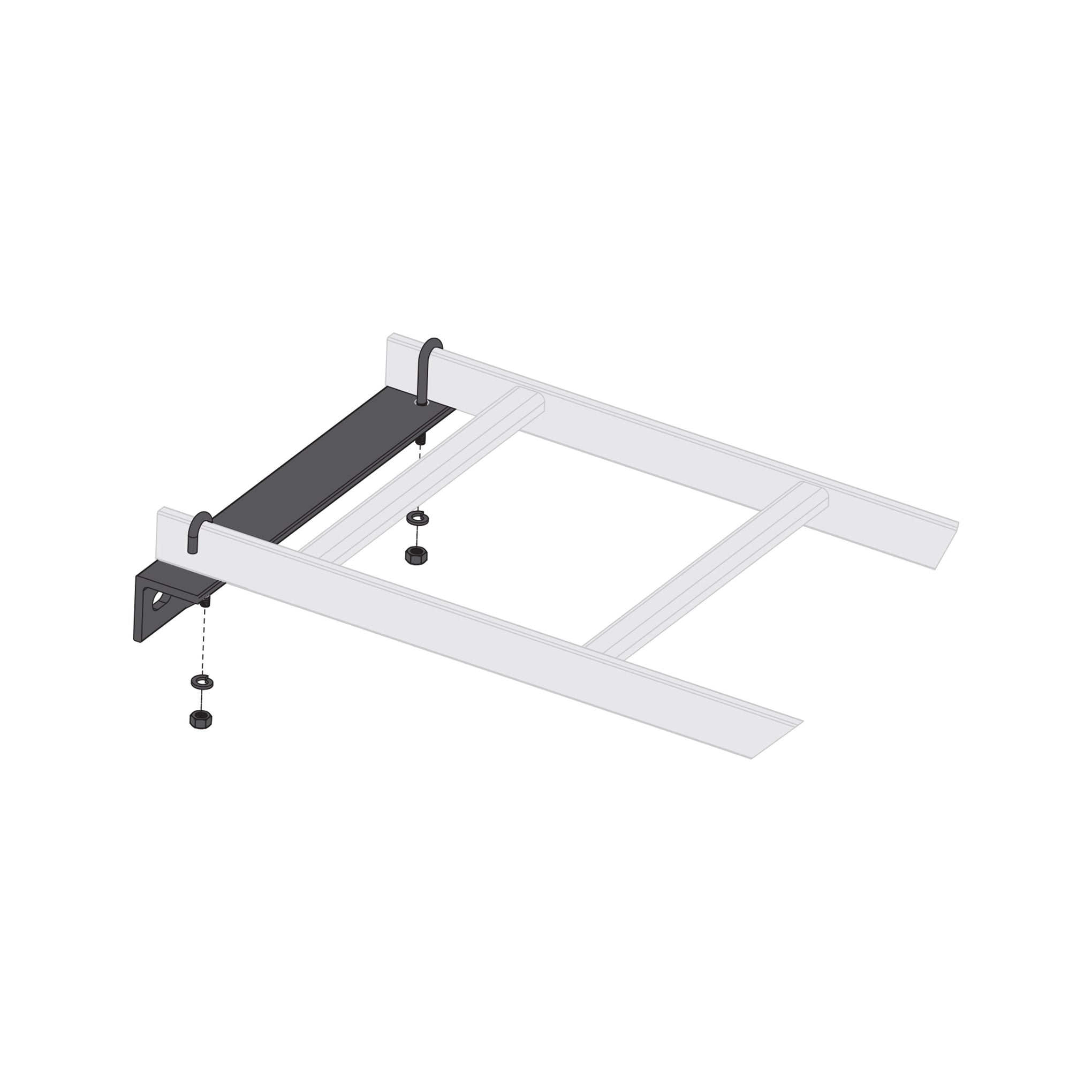 CLH-WRS - Middle Atlantic - Ladder Wall Support Bracket 12 Inches Wide