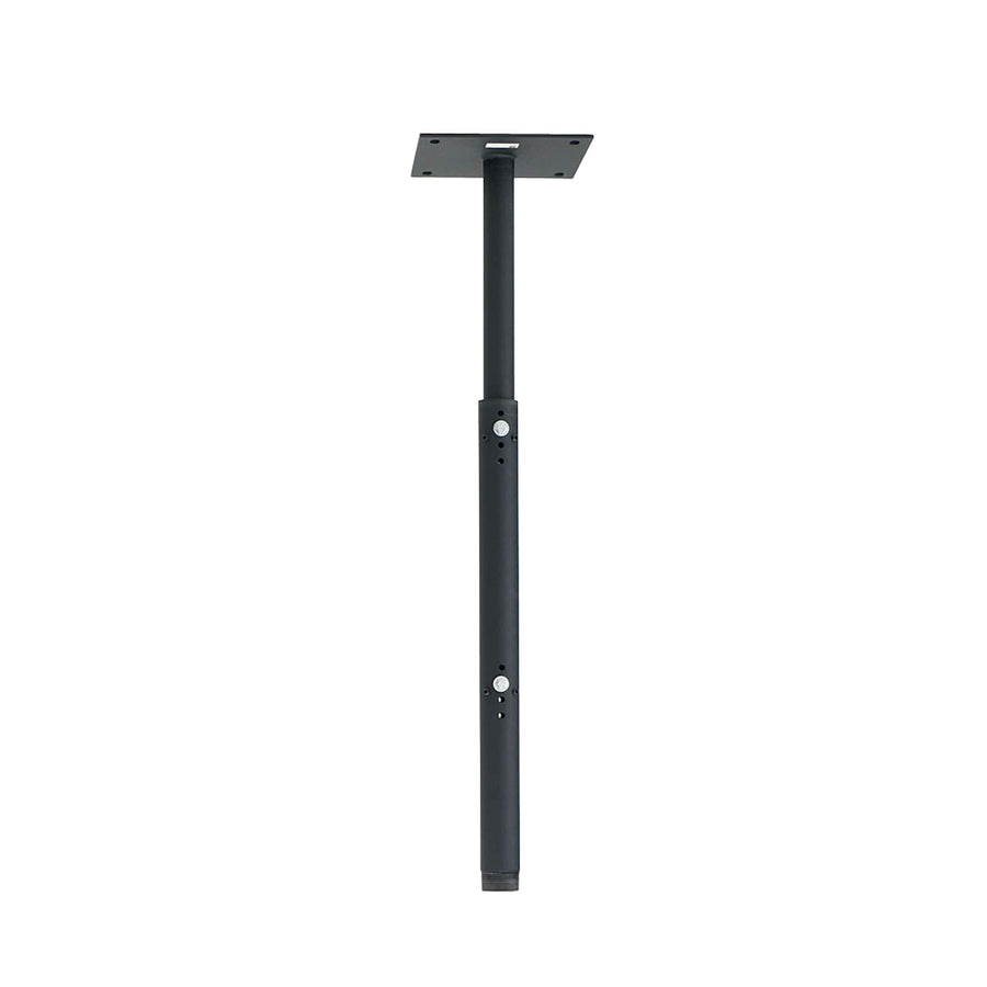 8 Inch (203 mm) Ceiling Plate with Adjustable 1.5 Inch NPT Column in Black