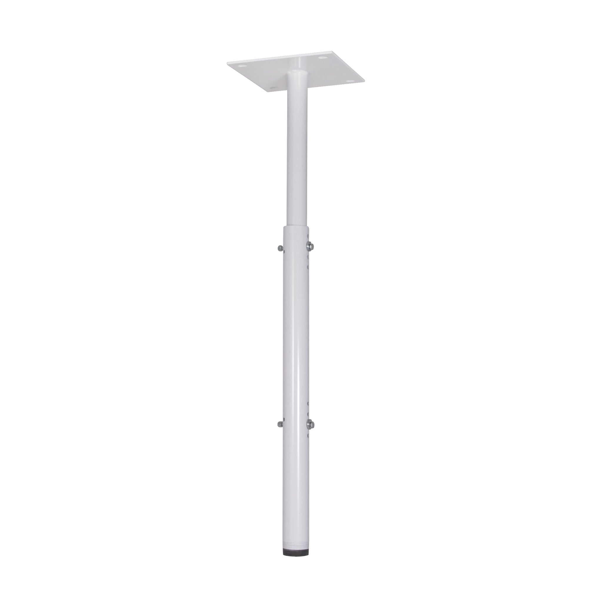 CMA100W - Chief - 8 Inch 203 mm Ceiling Plate with Adjustable 15 Inch NPT Column in White