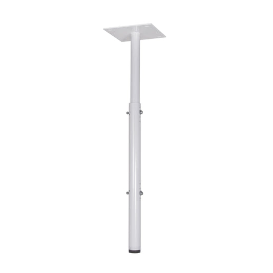 CMA100W - Chief - 8 Inch 203 mm Ceiling Plate with Adjustable 15 Inch NPT Column in White