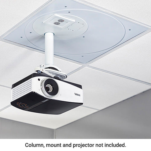CMS445P2 - Chief - SpeedConnect Suspended Ceiling Tile Replacement Kit with 2Gang Filter Surge
