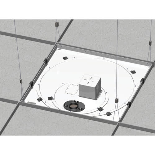 Speed-Connect Suspended Ceiling Tile Replacement Kit with Power Outlet Housing