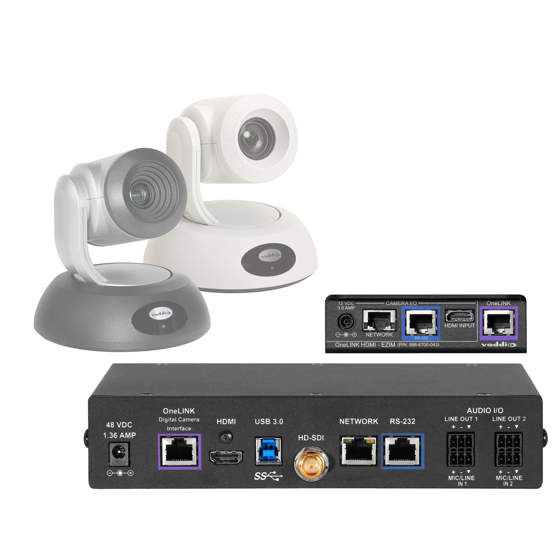999-9670-000 - Vaddio - Cisco Codec Kit for OneLINK Bridge to RoboSHOT HDMI Cameras