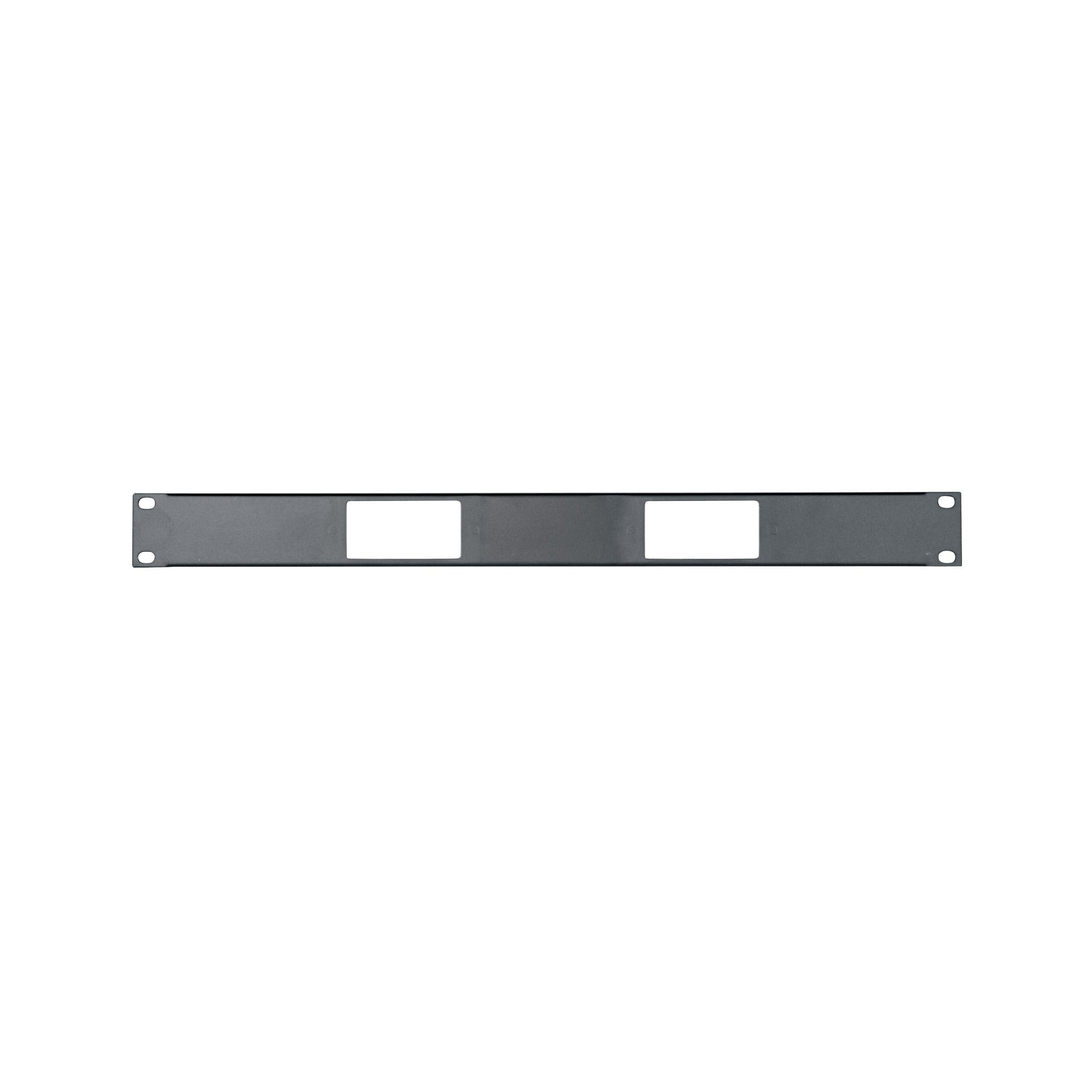 DECP-1X2 - Middle Atlantic - 1 RU Decora Device Panel for 2 Devices