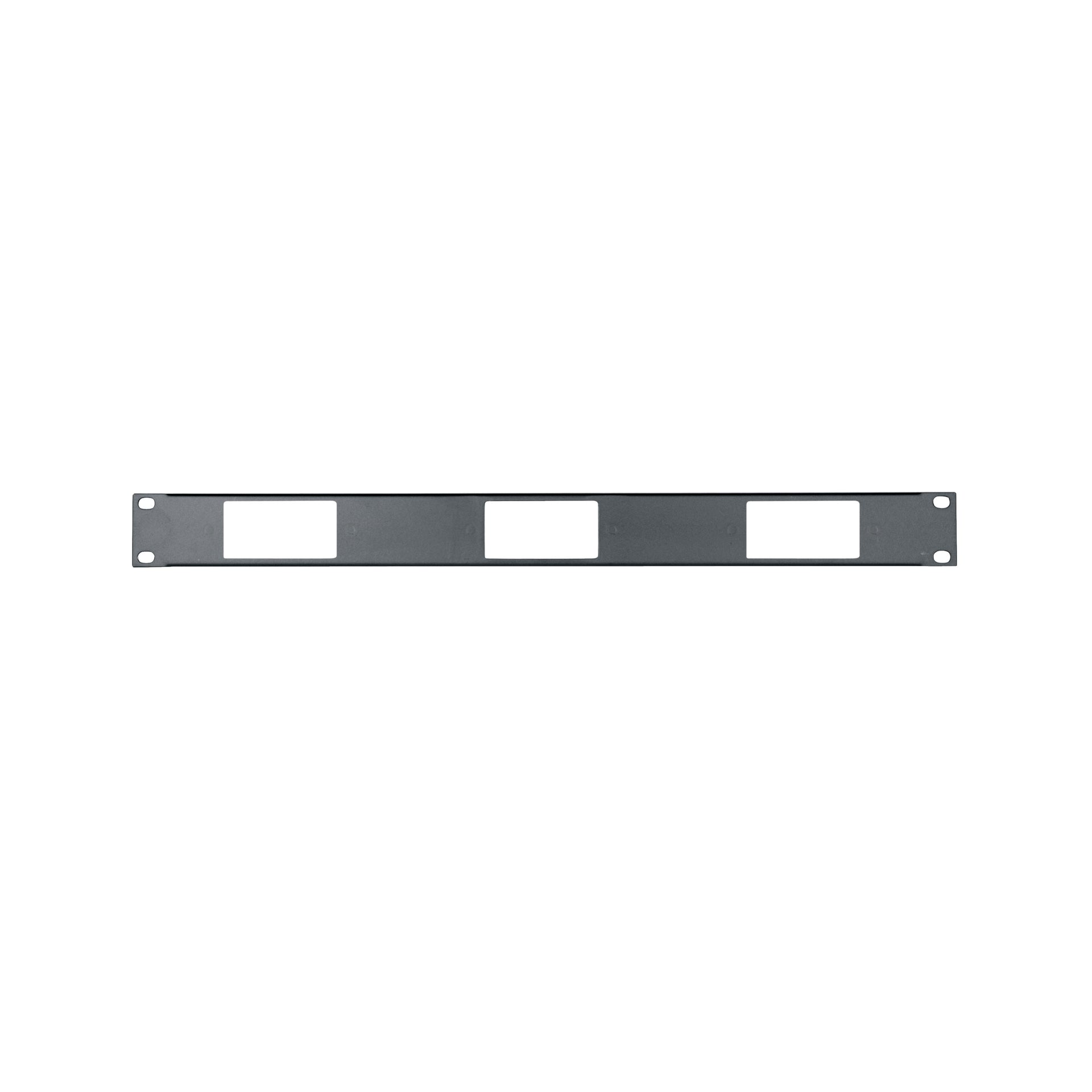 DECP-1X3 - Middle Atlantic - 1 RU Decora Device Panel for 3 Devices