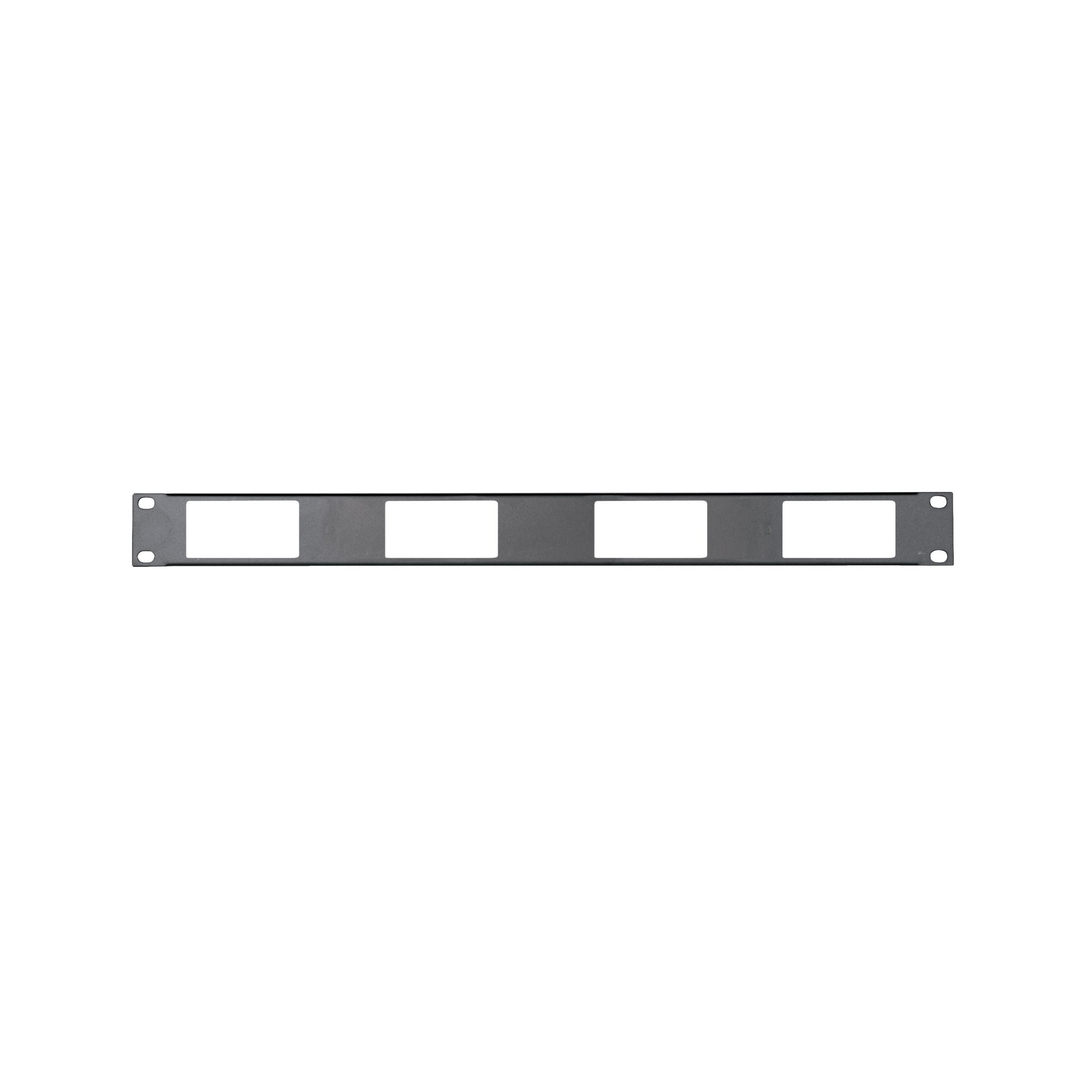 DECP-1X4 - Middle Atlantic - 1 RU Decora Device Panel for 4 Devices