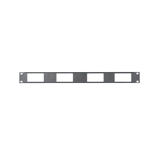 DECP-1X4 - Middle Atlantic - 1 RU Decora Device Panel for 4 Devices