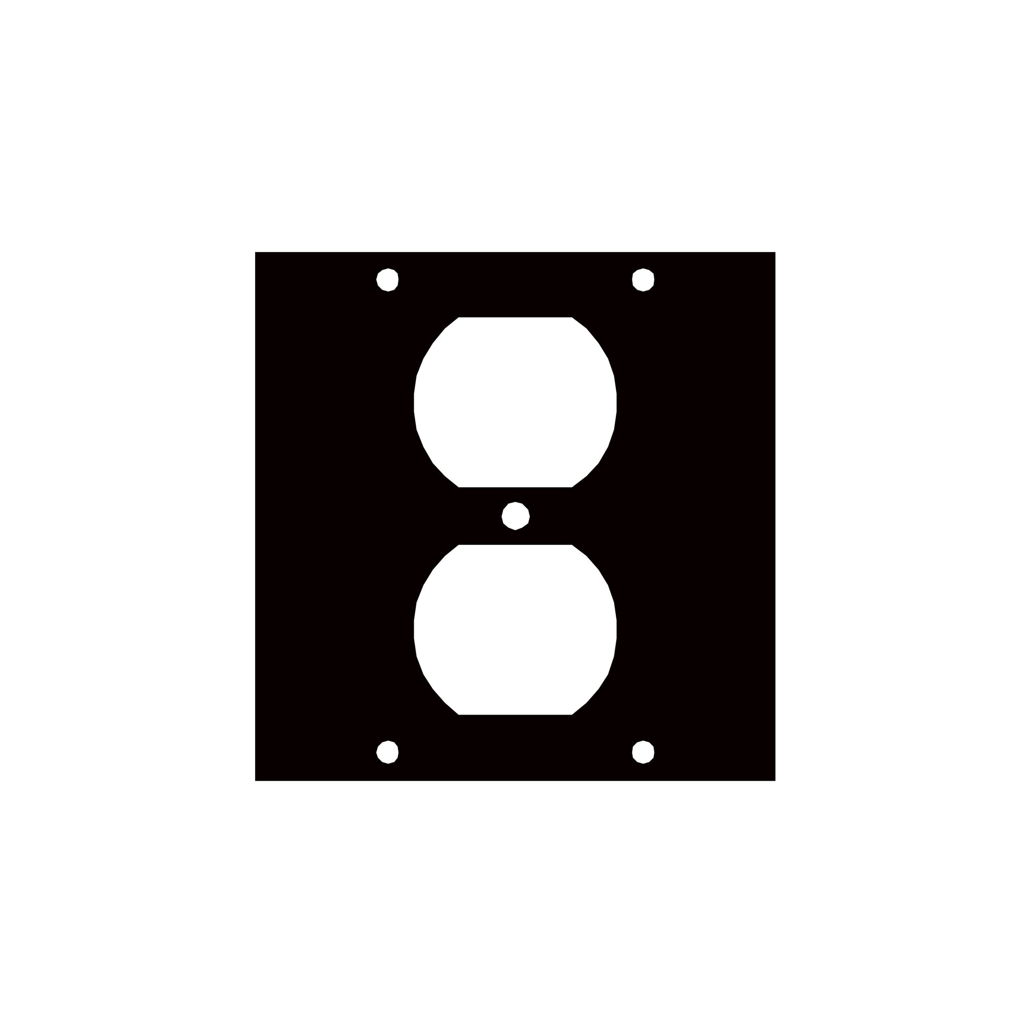 DUP1 - Middle Atlantic - UCP Module withoutne Duplex Punchout