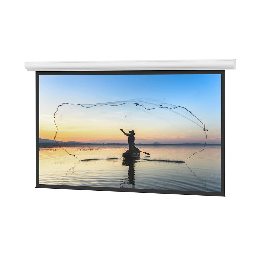Da-Lite Designer Contour Electrol, 45" x 80" with High Contrast Matte White - 92670