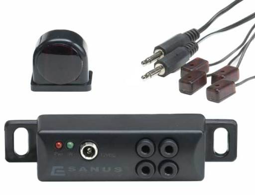 ELM501-B1 - Sanus - AllInOne IR Repeater Conceal components behind closed doors