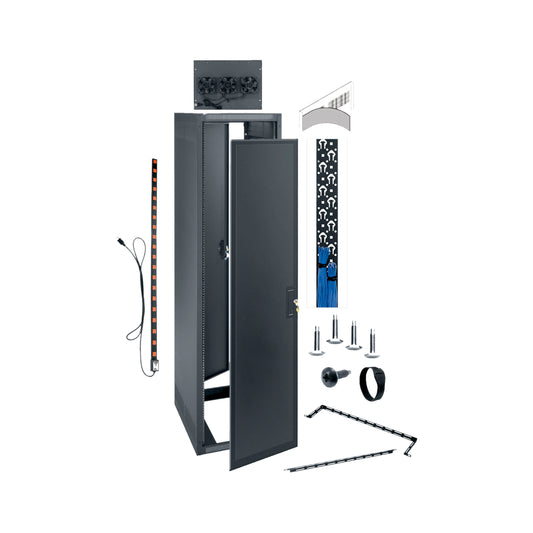 ERK-4425-AV - Middle Atlantic - 44 RU ERK Series Rack 25 Inches Deep Configured for AV