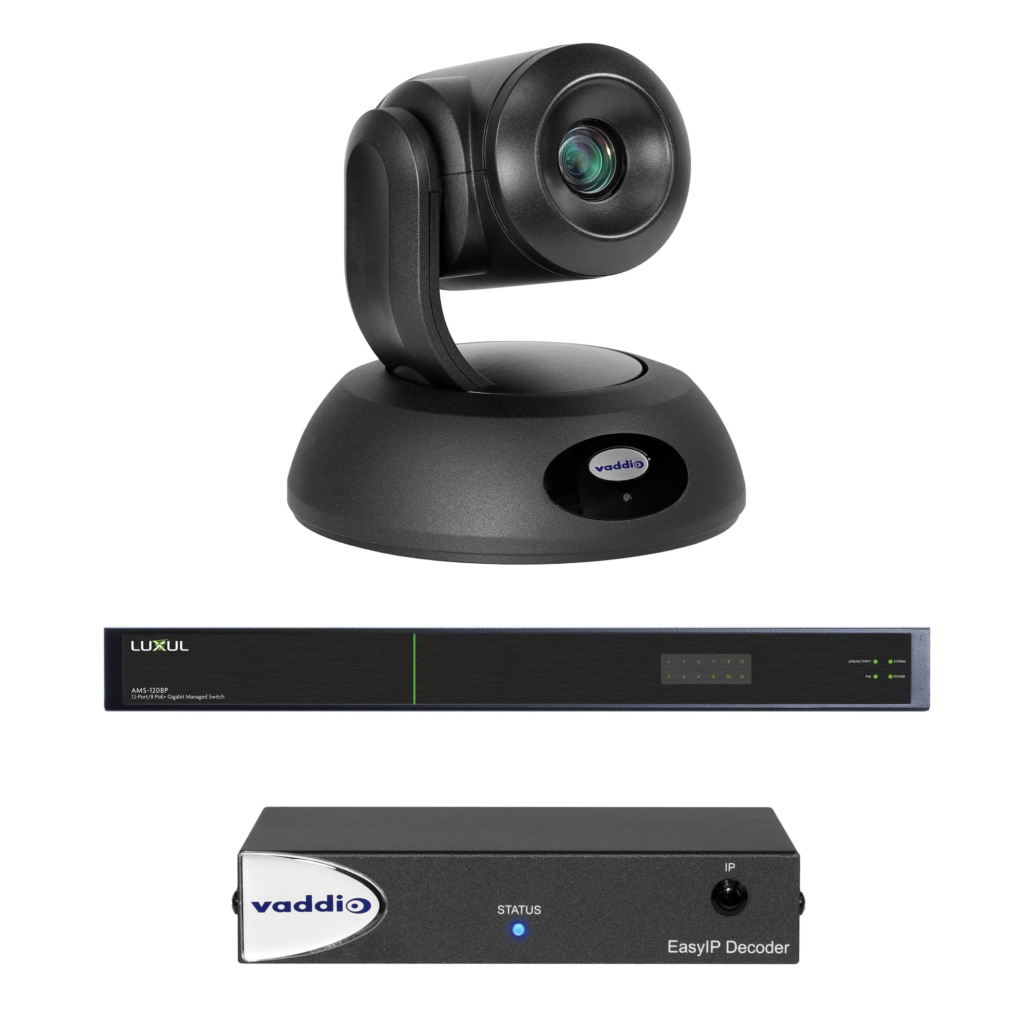 999-30232-000 - Vaddio - EasyIP 20 Base Kit with Professional IP PTZ Camera