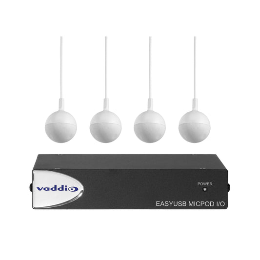 999-88100-000 - Vaddio - EasyUSB MicPOD IO with Four CeilingMICs