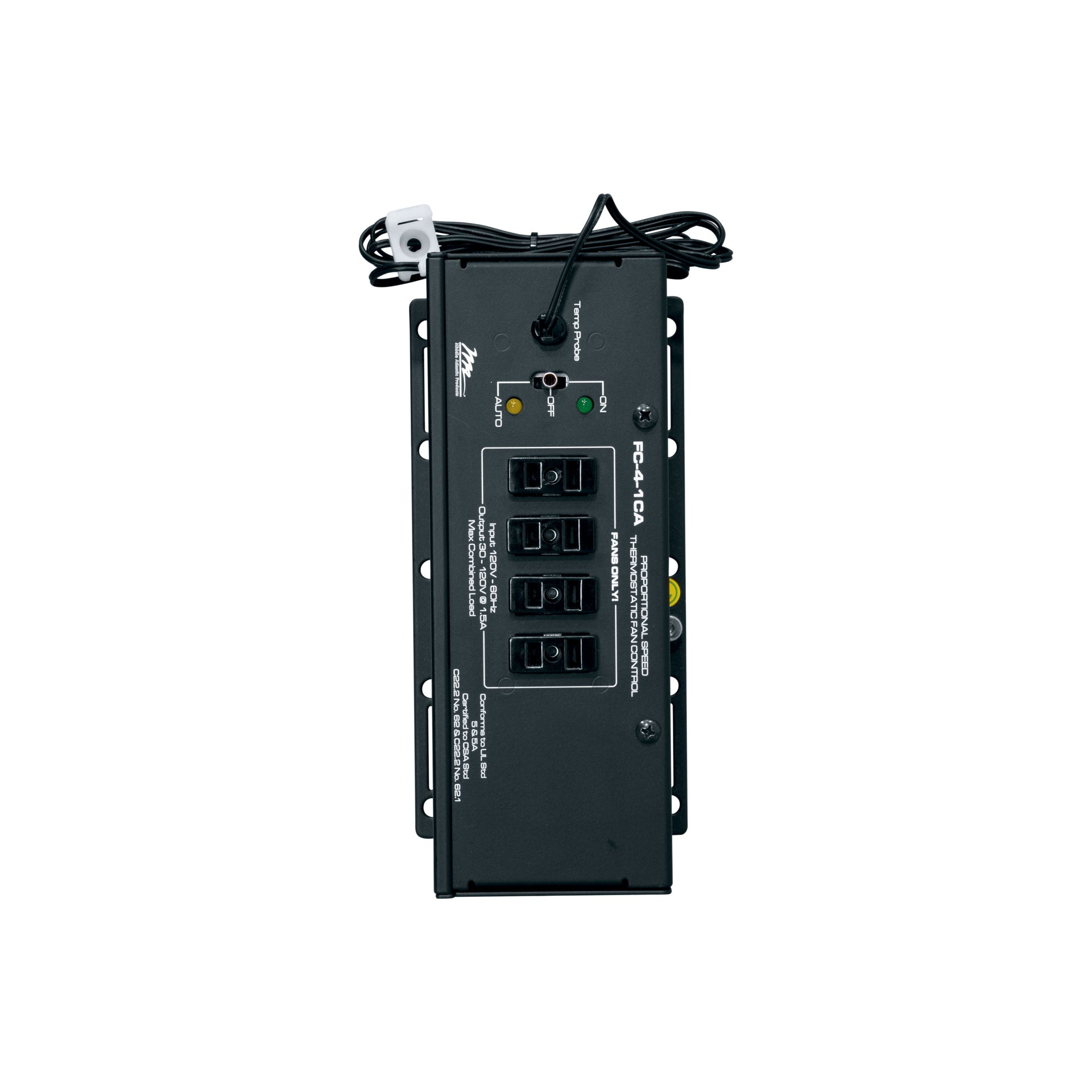 FC-4-1CA - Middle Atlantic - Thermostatic Fan Controller 4 fans