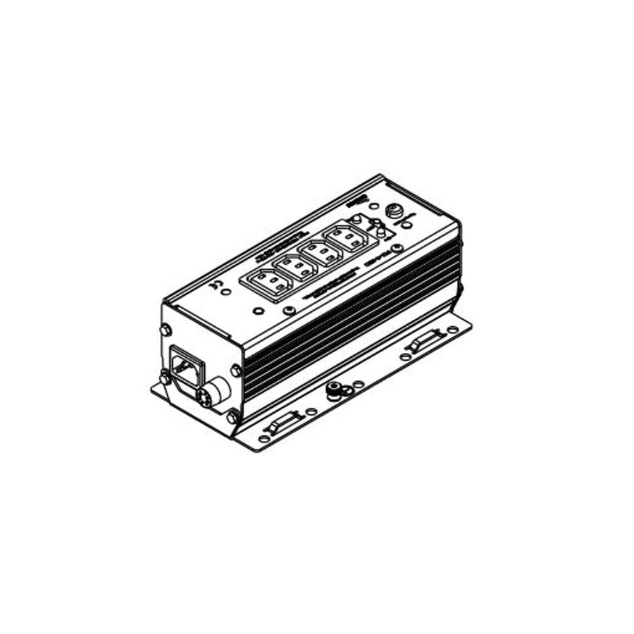 Thermostatic Fan Controller with IEC Receptacles, 4 fans