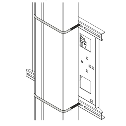 Square 8" x 6" U-Bolt Set