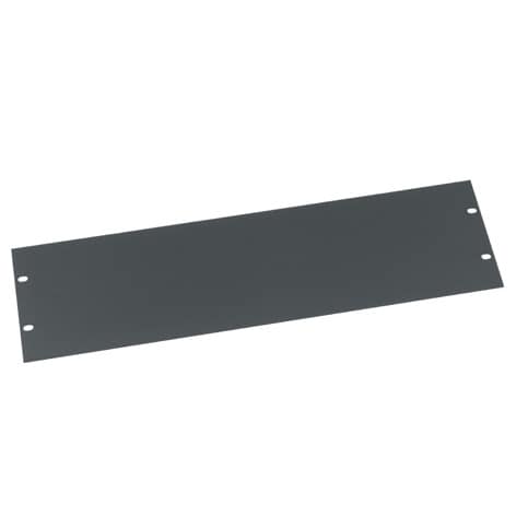 3 RU Flat Blank Rack Panel, Aluminum - 6 Piece Contractor Pack