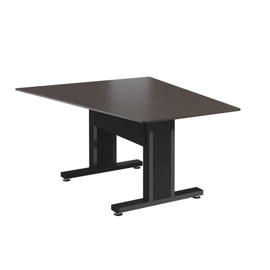 FM-TAN-0595430-A3B - Middle Atlantic - Forum 59 Angle Table for 3 to 5 People 30 Seated Height Asian Night Table Top with Dark Table Base