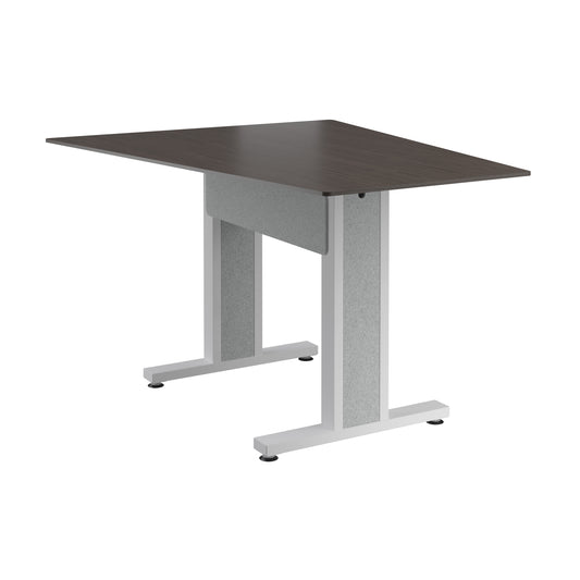FM-TAN-0595438-A3W - Middle Atlantic - Forum 59 Angle Table for 3 to 5 People 38 Counter Height Asian Night Table Top with Light Table Base