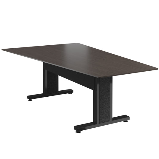 FM-TAN-0905430-A3B - Middle Atlantic - Forum 90 Angle Table for 5 to 7 People 30 Seated Height Asian Night Table Top with Dark Table Base