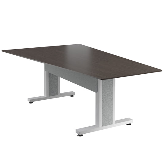 FM-TAN-0905430-A3W - Middle Atlantic - Forum 90 Angle Table for 5 to 7 People 30 Seated Height Asian Night Table Top with Light Table Base