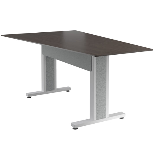 FM-TAN-0905438-A3W - Middle Atlantic - Forum 90 Angle Table for 5 to 7 People 38 Counter Height Asian Night Table Top with Light Table Base