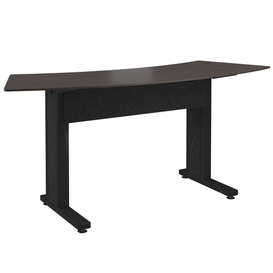 FM-TAR-0883438-A3B - Middle Atlantic - Forum Arc Table for 3 People 38 Counter Height Asian Night Table Top with Dark Table Base