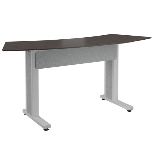 FM-TAR-0883438-A3W - Middle Atlantic - Forum Arc Table for 3 People 38 Counter Height Asian Night Table Top with Light Table Base