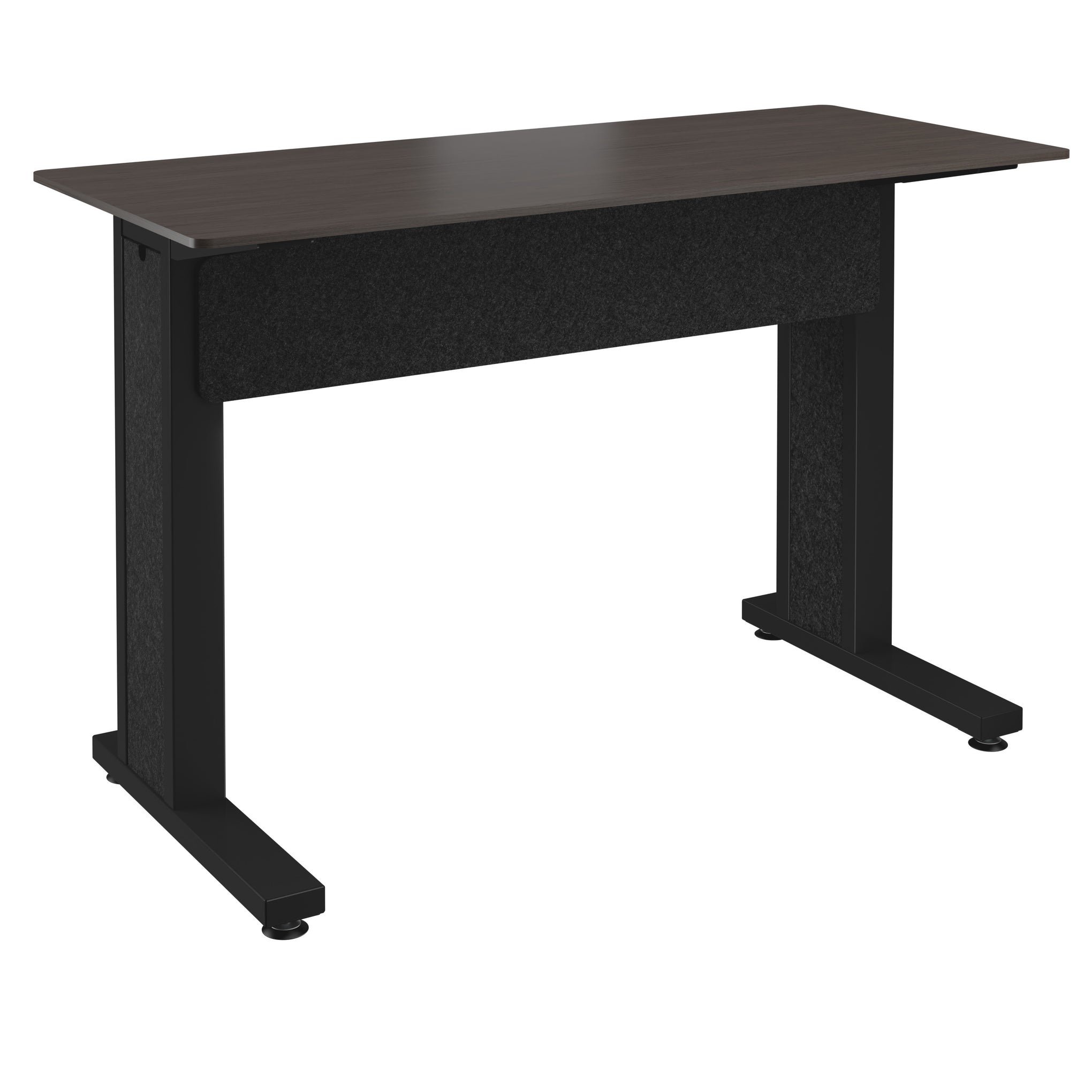 FM-TRE-0602738-A3B - Middle Atlantic - Forum Rectangle Table for 2 People 38 Counter Height Asian Night Table Top with Dark Table Base