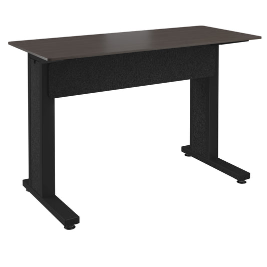 FM-TRE-0602738-A3B - Middle Atlantic - Forum Rectangle Table for 2 People 38 Counter Height Asian Night Table Top with Dark Table Base