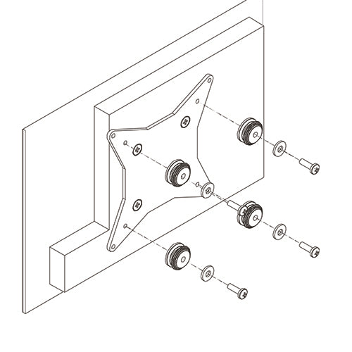 FSB4073 - Chief - 50x50mm VESA Interface Bracket