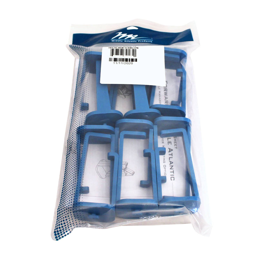 Forward D Style Ring Cable Management - 12 Pieces