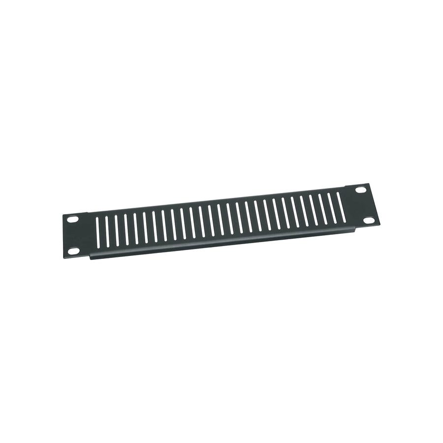 1 RU Half Rack Vent Panel, Steel & 10 Inches Wide
