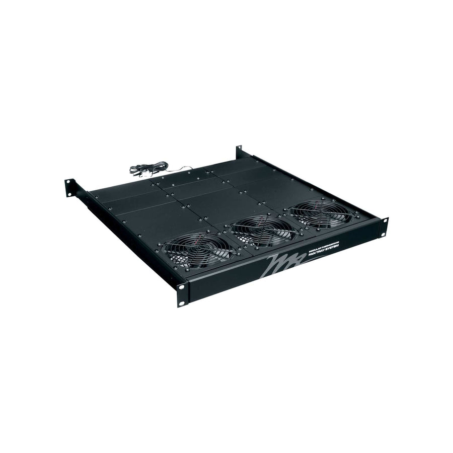 1 RU Fan Tray, 3 Fans, 207 CFM, & 220 - 240VAC