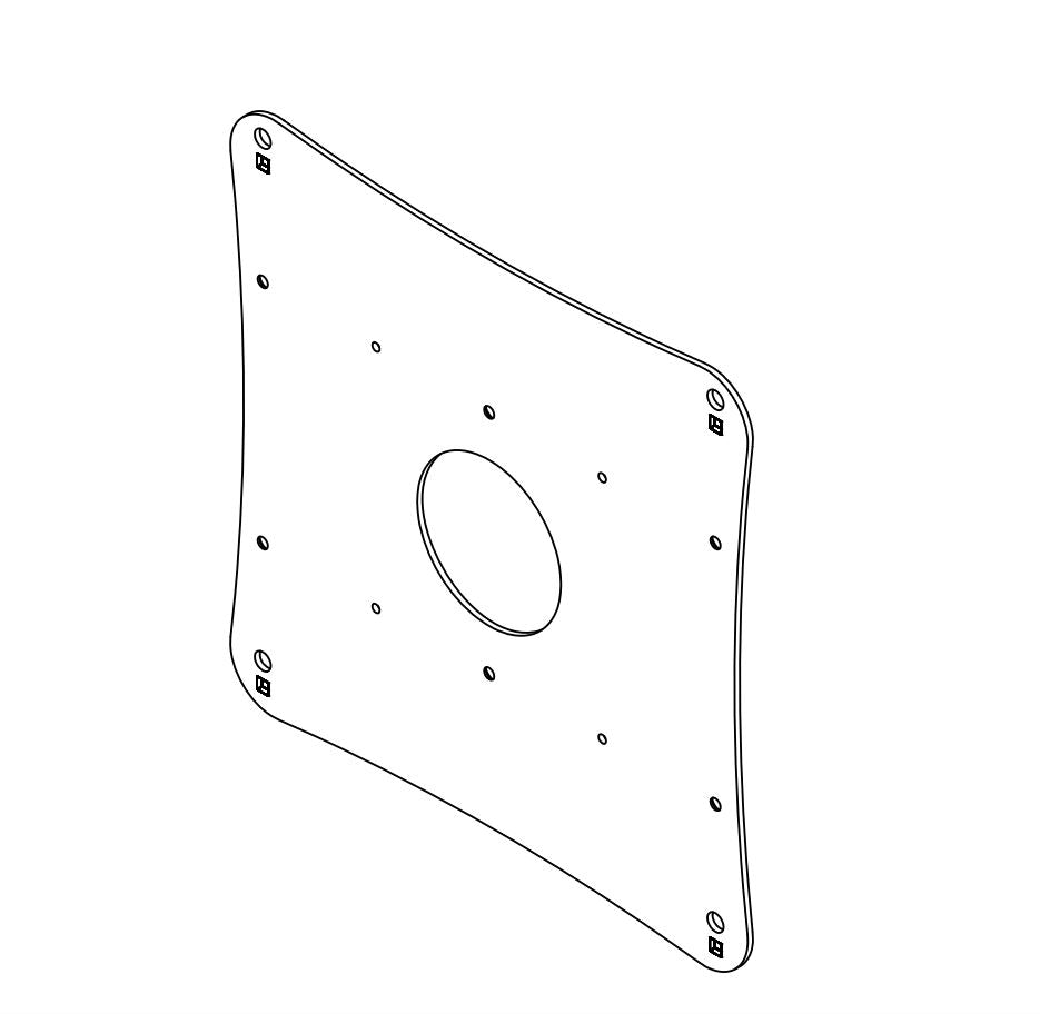 JSB210B - Chief - JSeries Medium Interface BracketsJSB210B