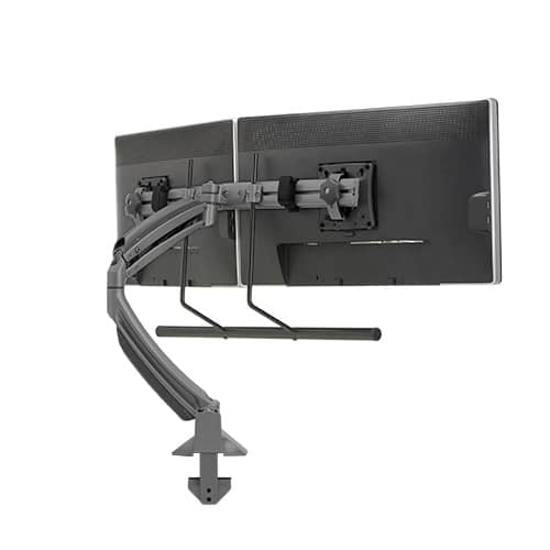 Kontour™ K1D Dynamic Desk Clamp Mount, Dual Monitor Array - K1D22HB