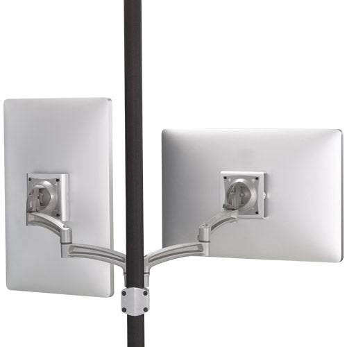 K2P220S - Chief - Kontour K2P Pole Mount Articulating Arms Dual Monitors