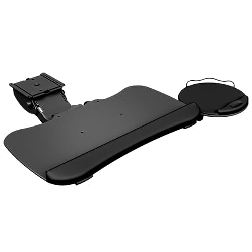 Mini Arm, 19" Keyboard Tray with 8.25" Mouse Tray