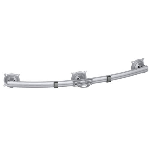 Triple Monitor Array, Pole Clamp, Black