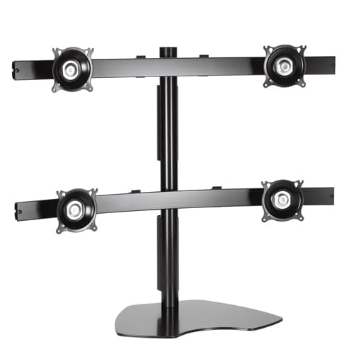 Widescreen Quad Monitor Table Stand - KTP445B