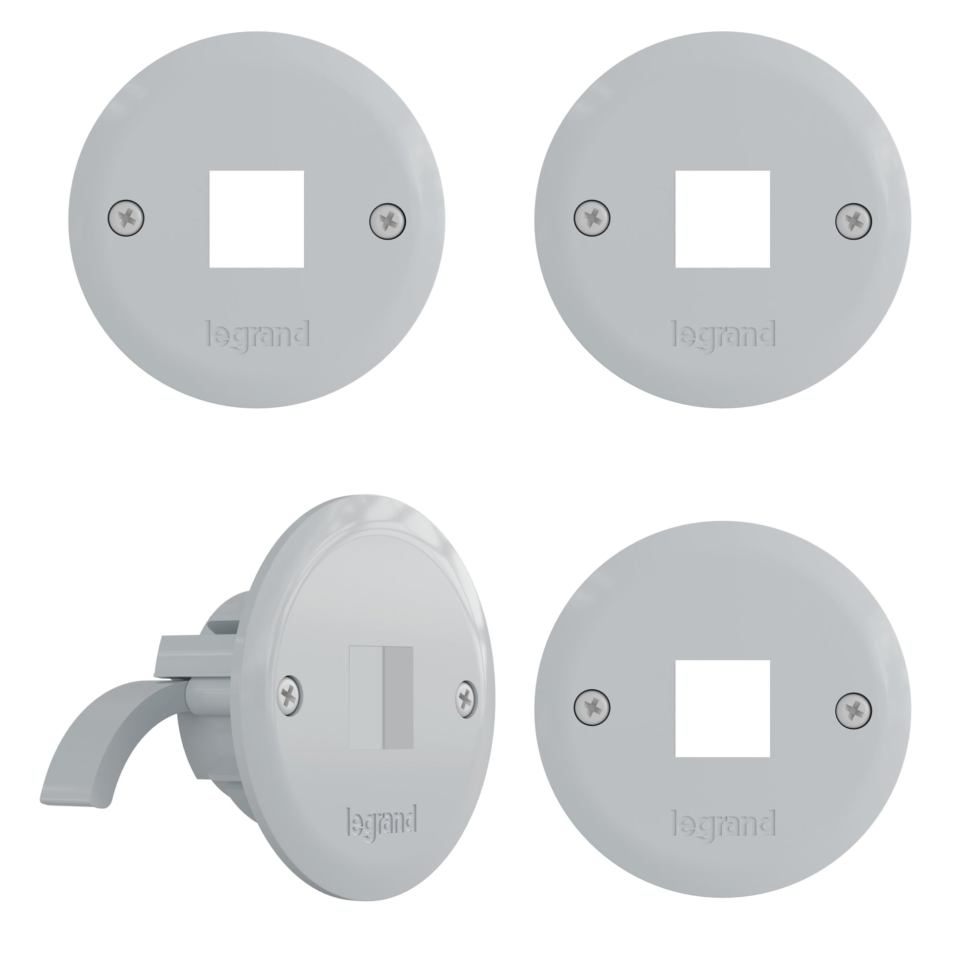 HT3401WH4PK - On-Q - Keystone Mini Grommet 4PK