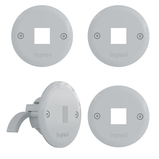 HT3401WH4PK - On-Q - Keystone Mini Grommet 4PK