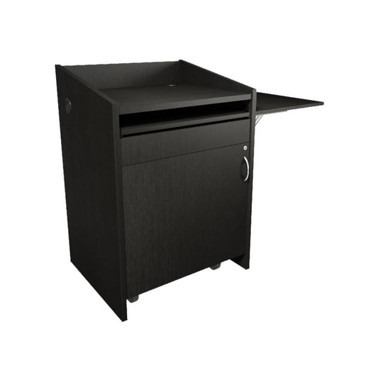 L2LDC2FCMGE - Middle Atlantic - PreConfigured L2 Series Lectern with Connectivity Flip Up Shelf Grained Ebony