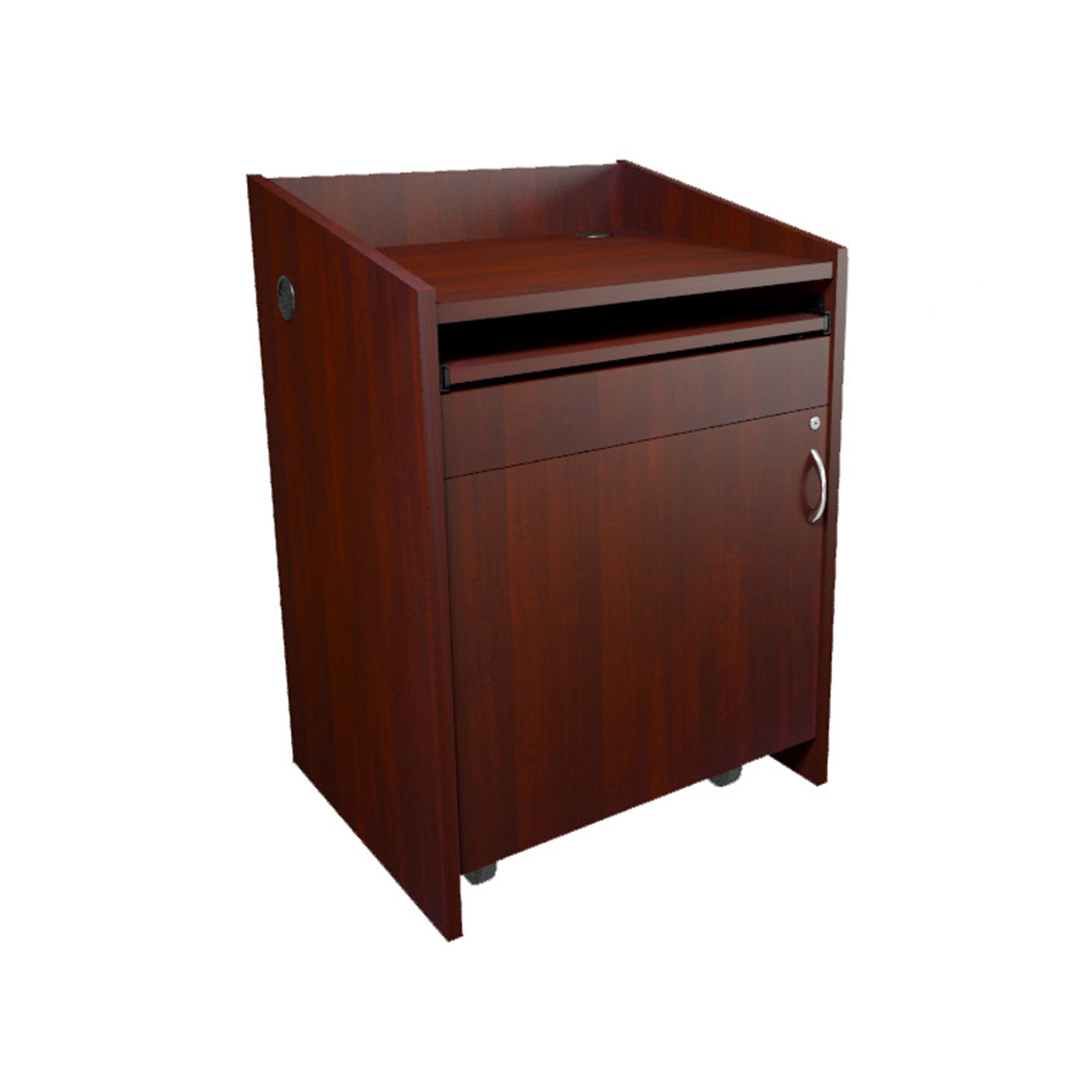 L2LDC2CCMGC - Middle Atlantic - PreConfigured L2 Series Lectern with Connectivity Grained Cherry