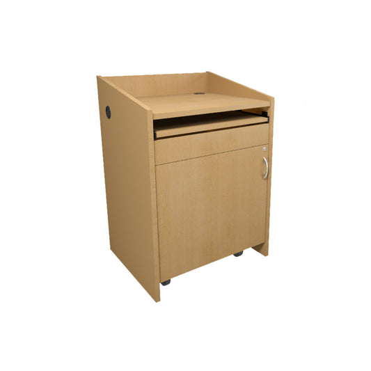L2LDC2CCMKM - Middle Atlantic - PreConfigured L2 Series Lectern with Connectivity Knotted Maple